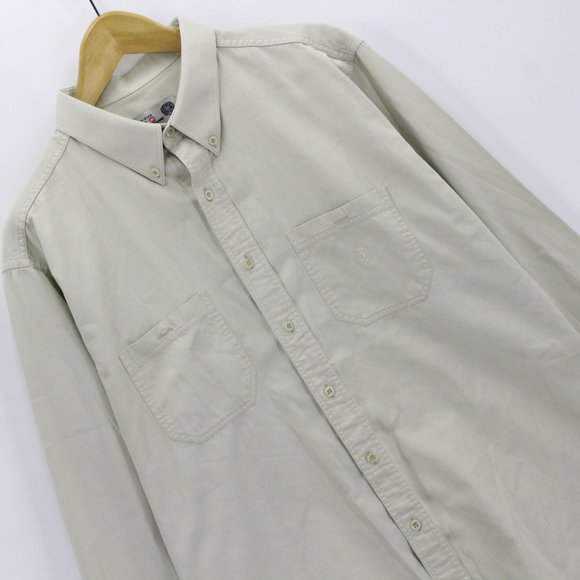 Vintage Mister Pat Primo Men's Casual Designer Beige Button Down Shirt Size XL - Picture 3 of 7